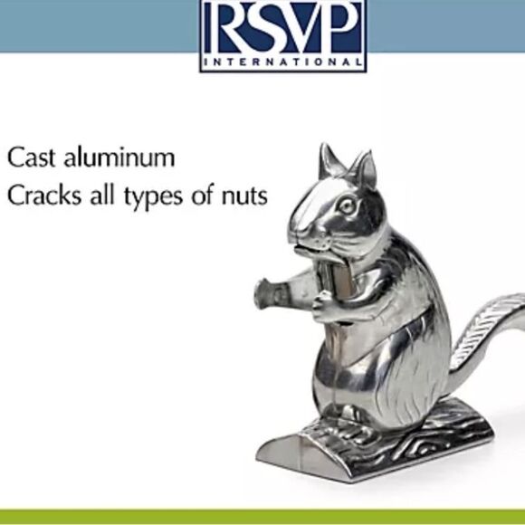 Squirrel nutcracker cast aluminum squirrel gift 🐿️ - Picture 3 of 6